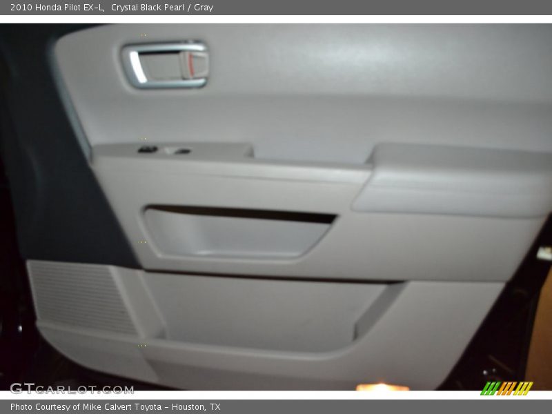 Crystal Black Pearl / Gray 2010 Honda Pilot EX-L