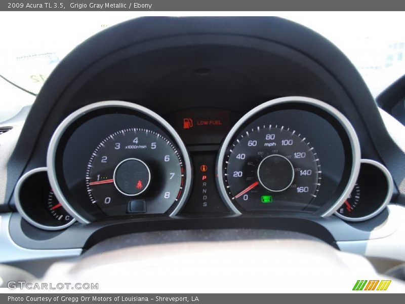Grigio Gray Metallic / Ebony 2009 Acura TL 3.5