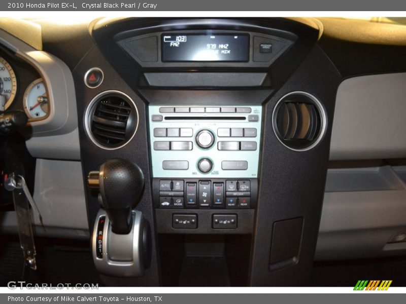 Crystal Black Pearl / Gray 2010 Honda Pilot EX-L