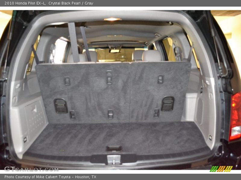 Crystal Black Pearl / Gray 2010 Honda Pilot EX-L