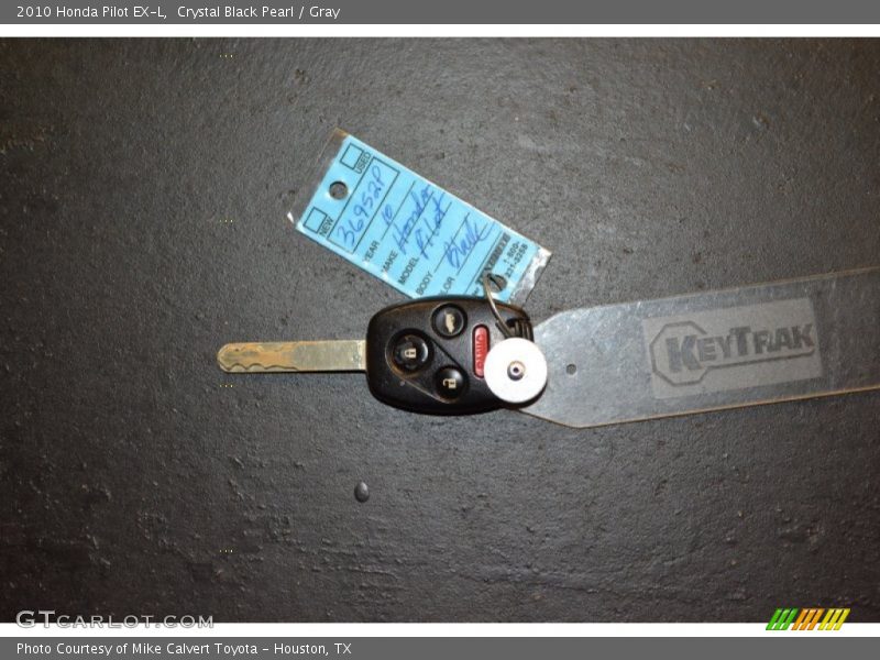 Crystal Black Pearl / Gray 2010 Honda Pilot EX-L