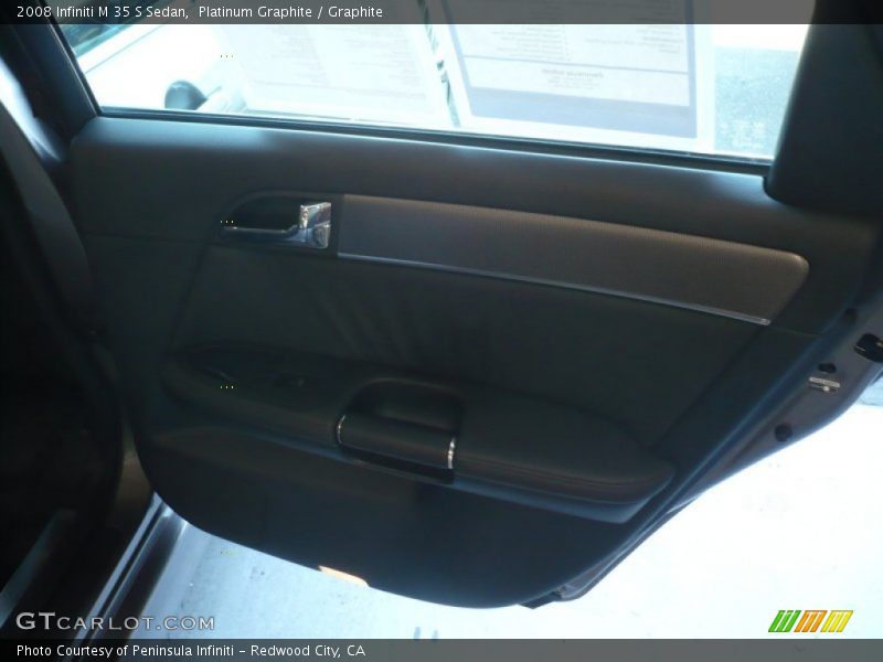 Platinum Graphite / Graphite 2008 Infiniti M 35 S Sedan