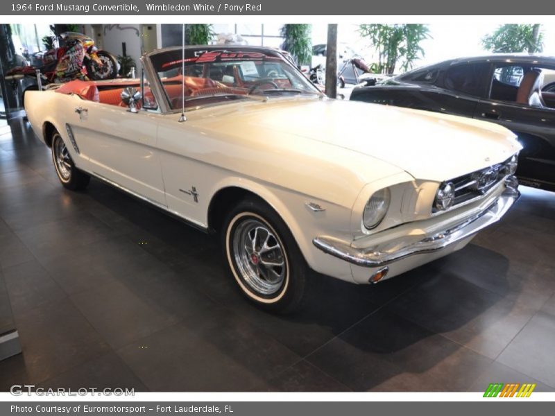 Front 3/4 View of 1964 Mustang Convertible
