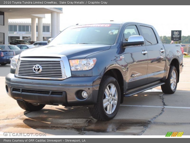 Slate Gray Metallic / Graphite Gray 2010 Toyota Tundra Limited CrewMax