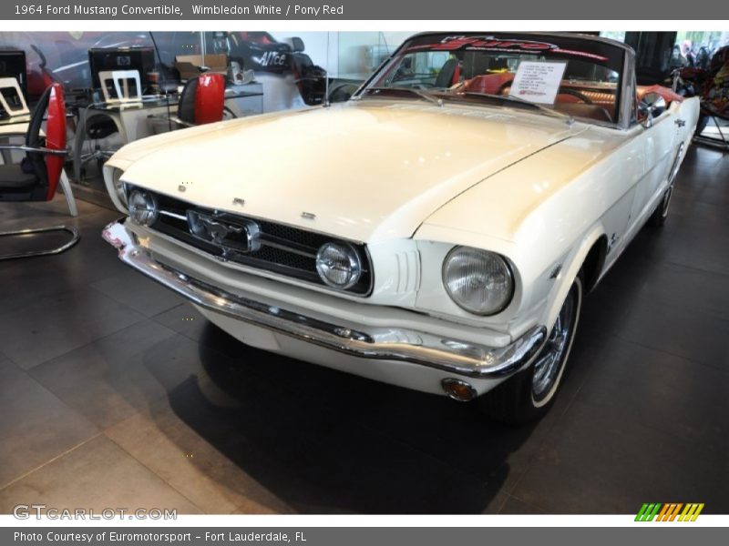 Front 3/4 View of 1964 Mustang Convertible