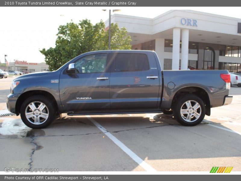 Slate Gray Metallic / Graphite Gray 2010 Toyota Tundra Limited CrewMax