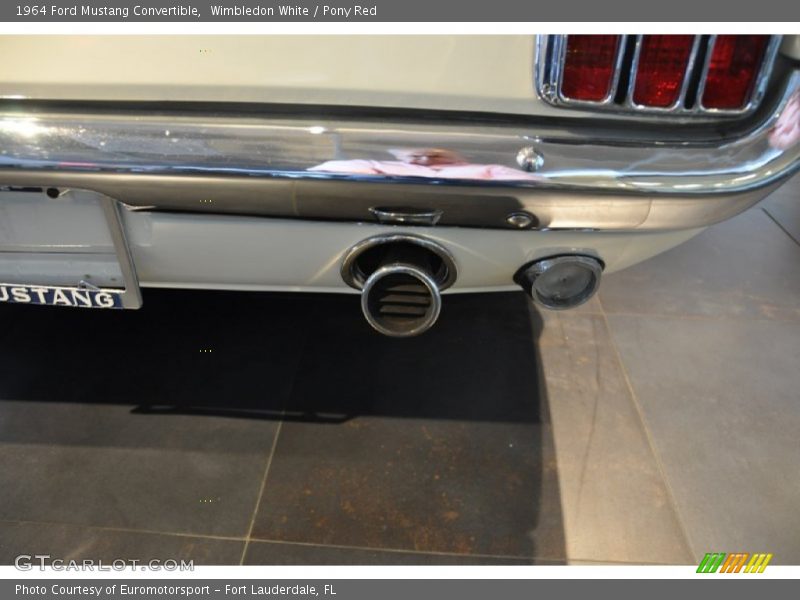 Wimbledon White / Pony Red 1964 Ford Mustang Convertible