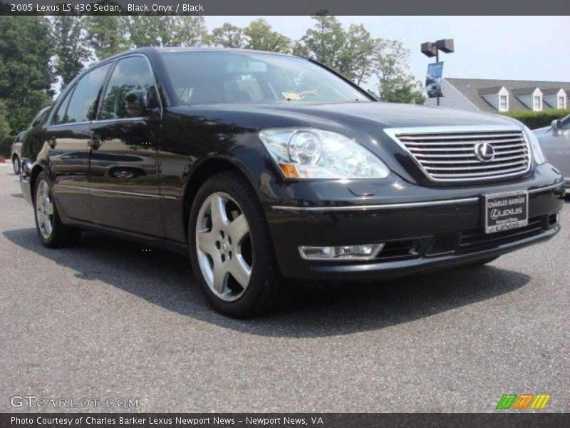 Black Onyx / Black 2005 Lexus LS 430 Sedan