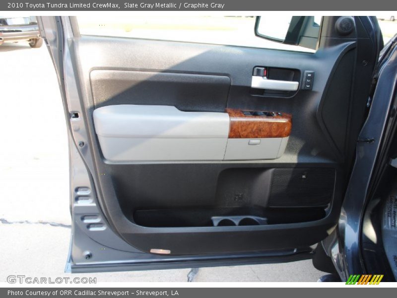 Slate Gray Metallic / Graphite Gray 2010 Toyota Tundra Limited CrewMax