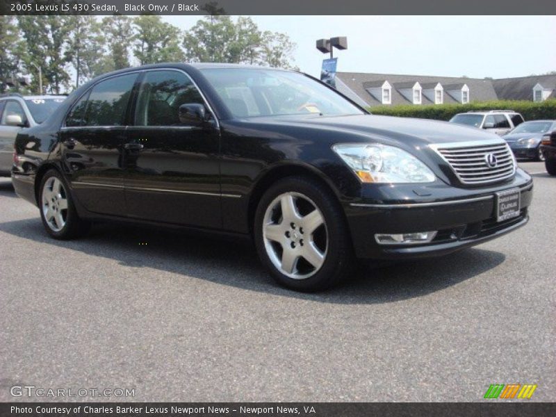 Black Onyx / Black 2005 Lexus LS 430 Sedan