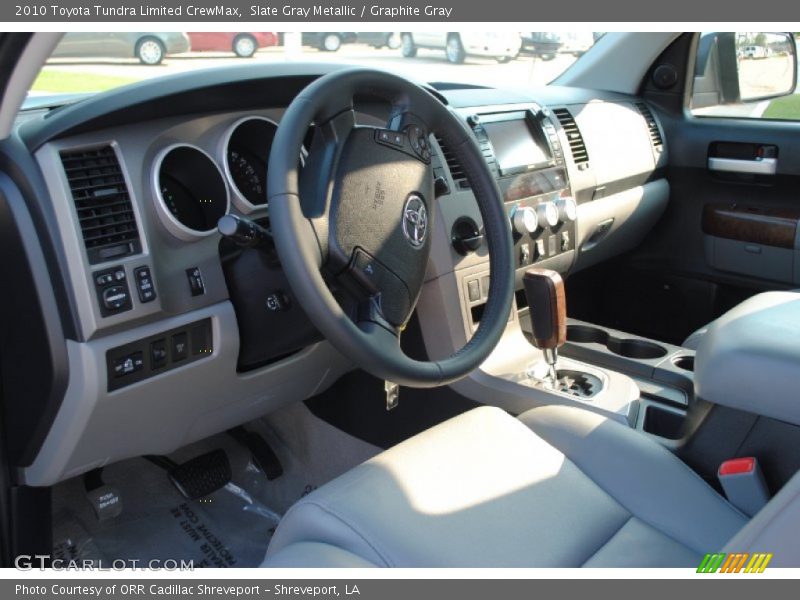 Slate Gray Metallic / Graphite Gray 2010 Toyota Tundra Limited CrewMax