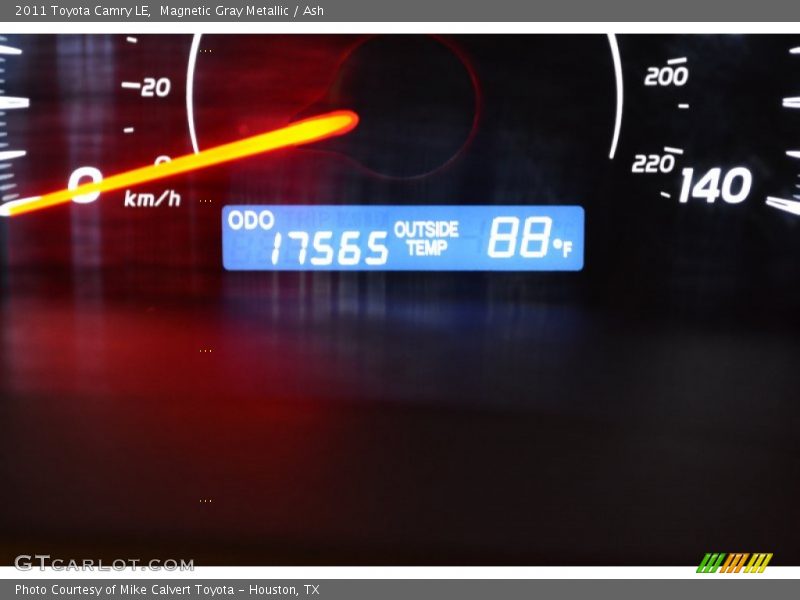 Magnetic Gray Metallic / Ash 2011 Toyota Camry LE