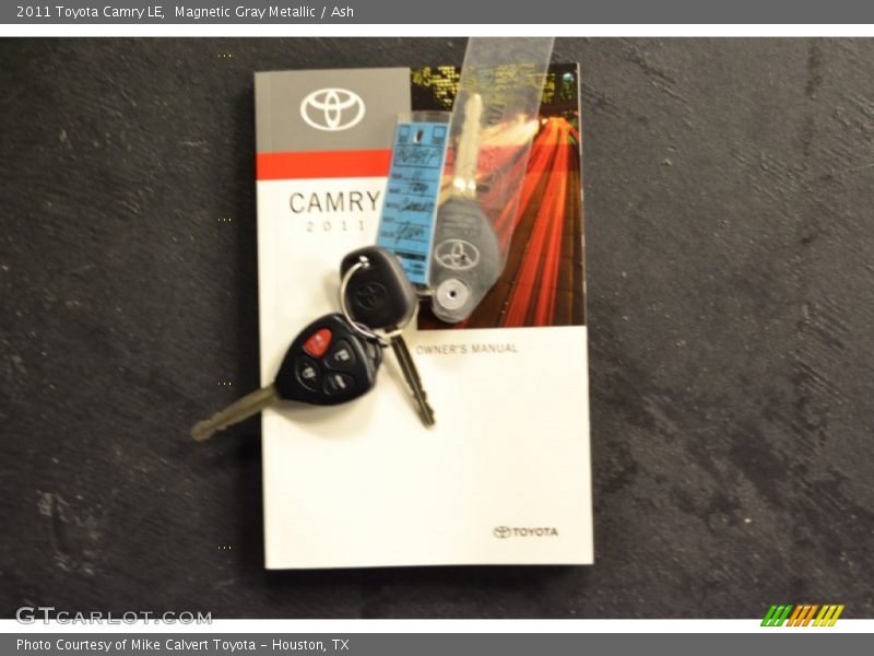 Magnetic Gray Metallic / Ash 2011 Toyota Camry LE