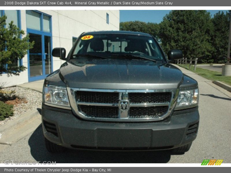 Mineral Gray Metallic / Dark Slate Gray/Medium Slate Gray 2008 Dodge Dakota SXT Crew Cab 4x4