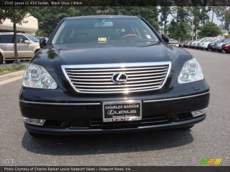 Black Onyx / Black 2005 Lexus LS 430 Sedan