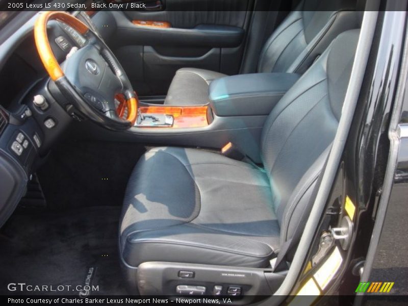Black Onyx / Black 2005 Lexus LS 430 Sedan