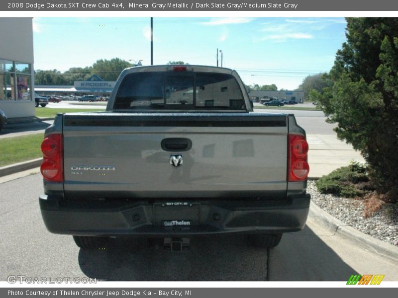 Mineral Gray Metallic / Dark Slate Gray/Medium Slate Gray 2008 Dodge Dakota SXT Crew Cab 4x4