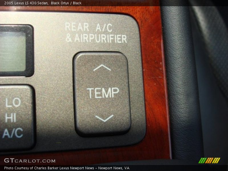 Black Onyx / Black 2005 Lexus LS 430 Sedan