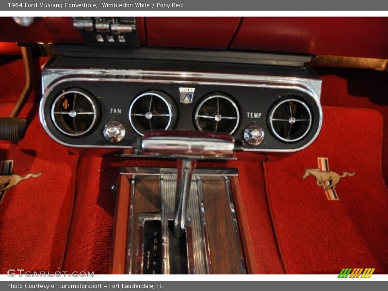 Wimbledon White / Pony Red 1964 Ford Mustang Convertible