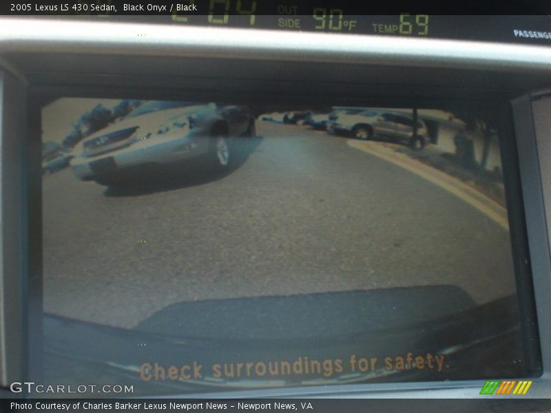 Black Onyx / Black 2005 Lexus LS 430 Sedan
