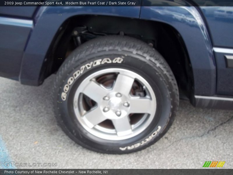 Modern Blue Pearl Coat / Dark Slate Gray 2009 Jeep Commander Sport 4x4