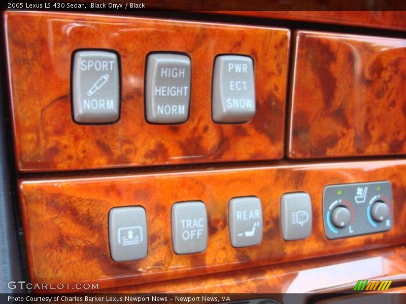 Black Onyx / Black 2005 Lexus LS 430 Sedan