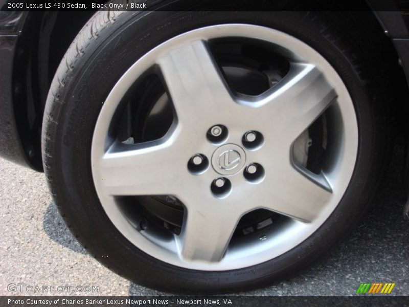 Black Onyx / Black 2005 Lexus LS 430 Sedan