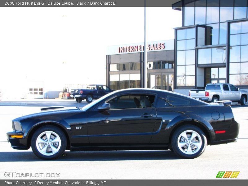 Black / Dark Charcoal 2008 Ford Mustang GT Deluxe Coupe