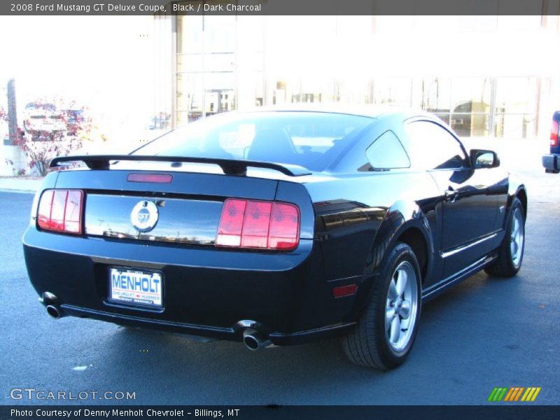 Black / Dark Charcoal 2008 Ford Mustang GT Deluxe Coupe