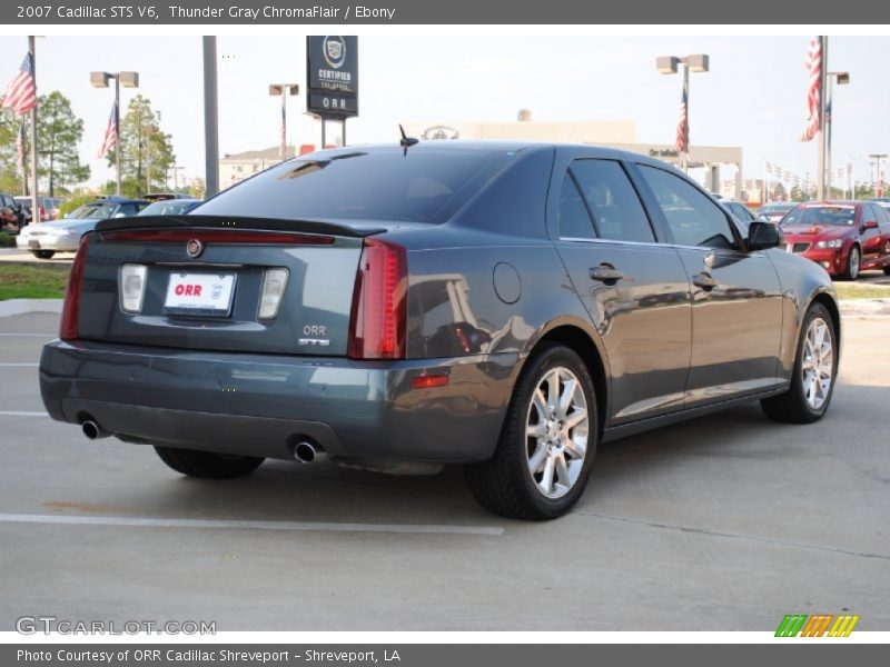 Thunder Gray ChromaFlair / Ebony 2007 Cadillac STS V6