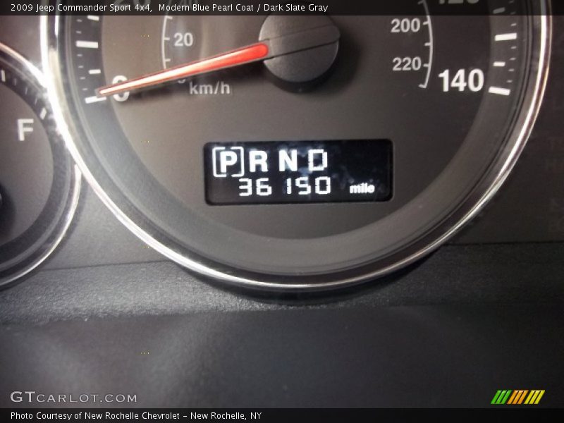 Modern Blue Pearl Coat / Dark Slate Gray 2009 Jeep Commander Sport 4x4