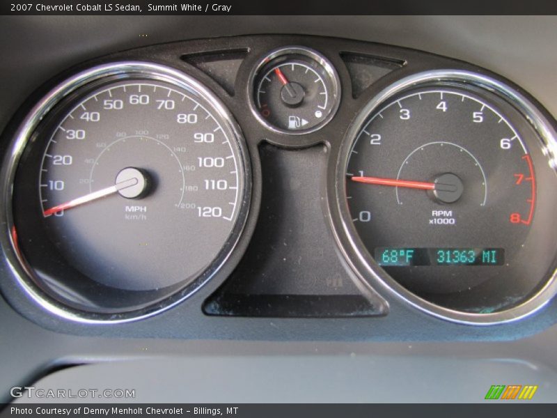 Summit White / Gray 2007 Chevrolet Cobalt LS Sedan