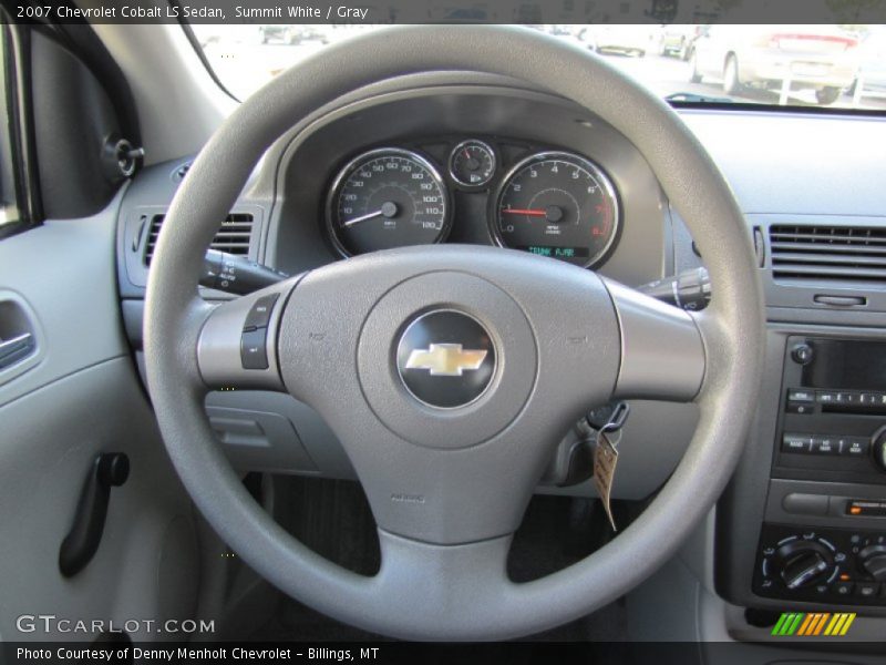 Summit White / Gray 2007 Chevrolet Cobalt LS Sedan