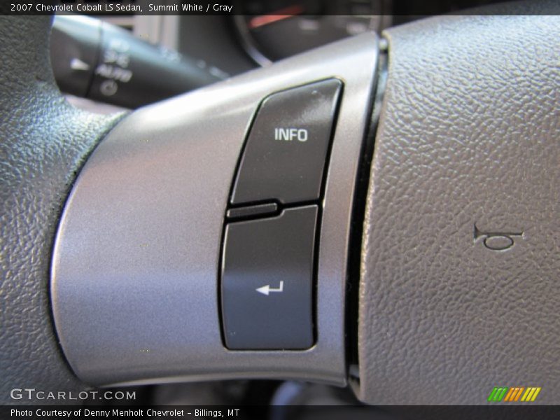 Summit White / Gray 2007 Chevrolet Cobalt LS Sedan