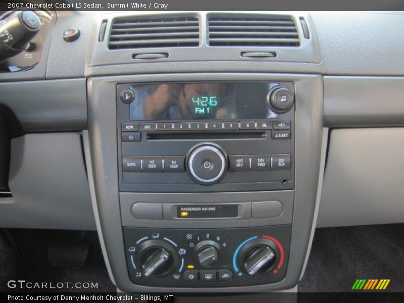 Summit White / Gray 2007 Chevrolet Cobalt LS Sedan