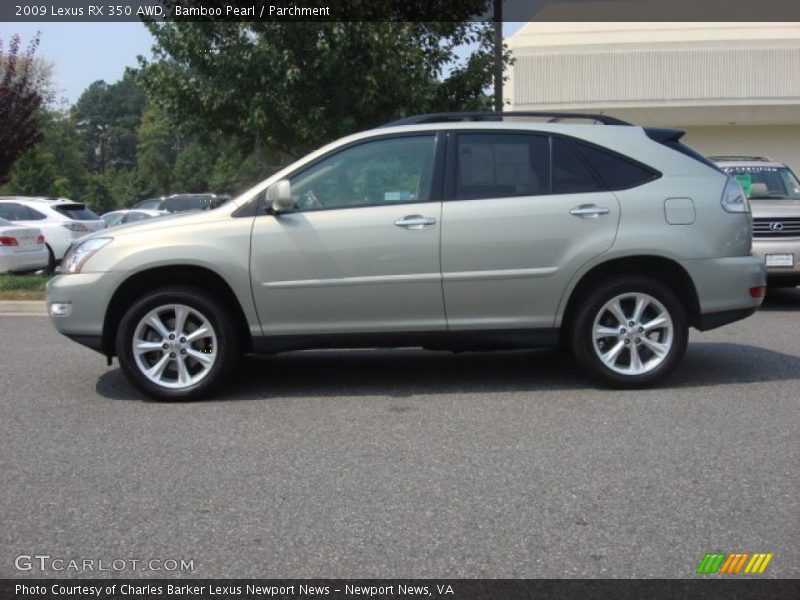 Bamboo Pearl / Parchment 2009 Lexus RX 350 AWD