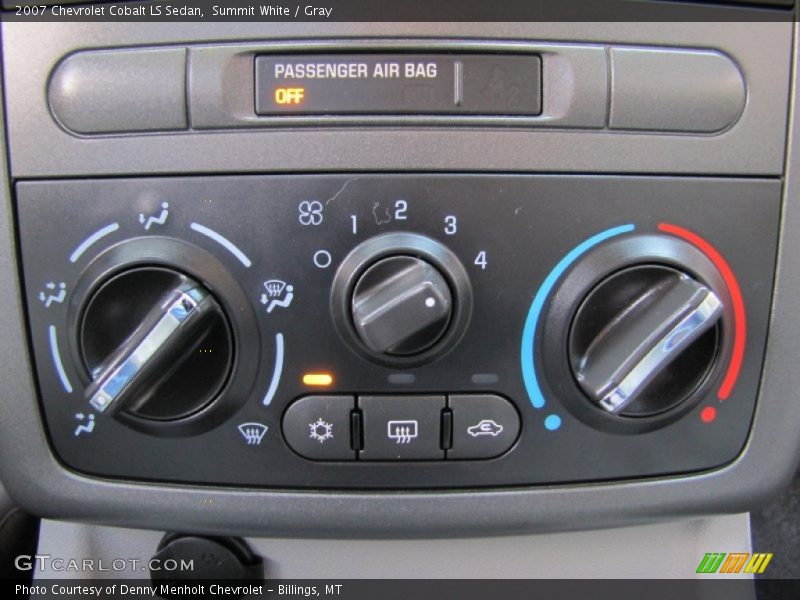 Summit White / Gray 2007 Chevrolet Cobalt LS Sedan