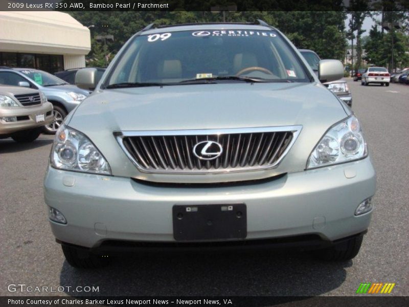Bamboo Pearl / Parchment 2009 Lexus RX 350 AWD