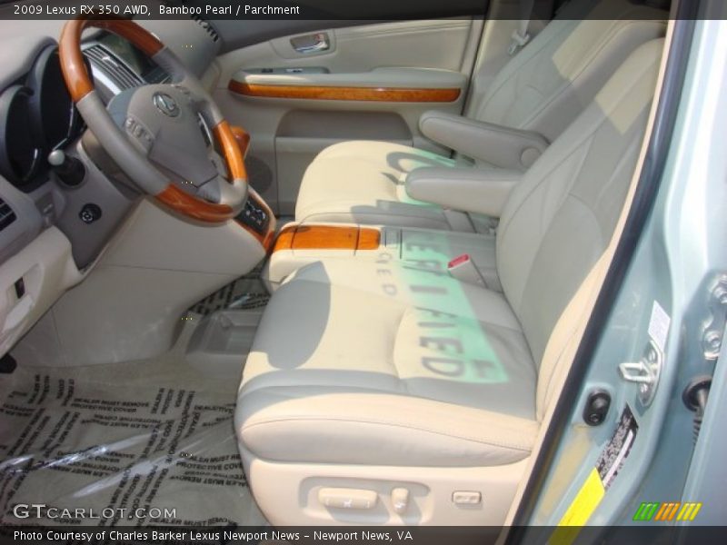 Bamboo Pearl / Parchment 2009 Lexus RX 350 AWD