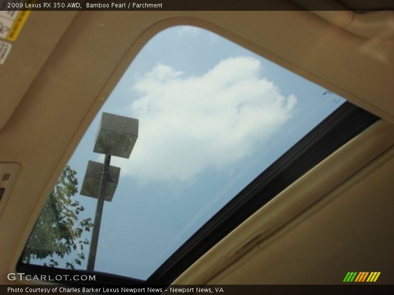 Bamboo Pearl / Parchment 2009 Lexus RX 350 AWD