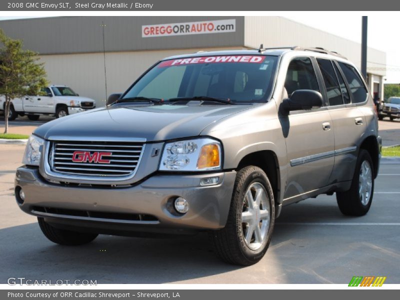 Steel Gray Metallic / Ebony 2008 GMC Envoy SLT