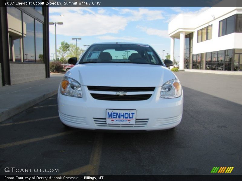 Summit White / Gray 2007 Chevrolet Cobalt LS Sedan