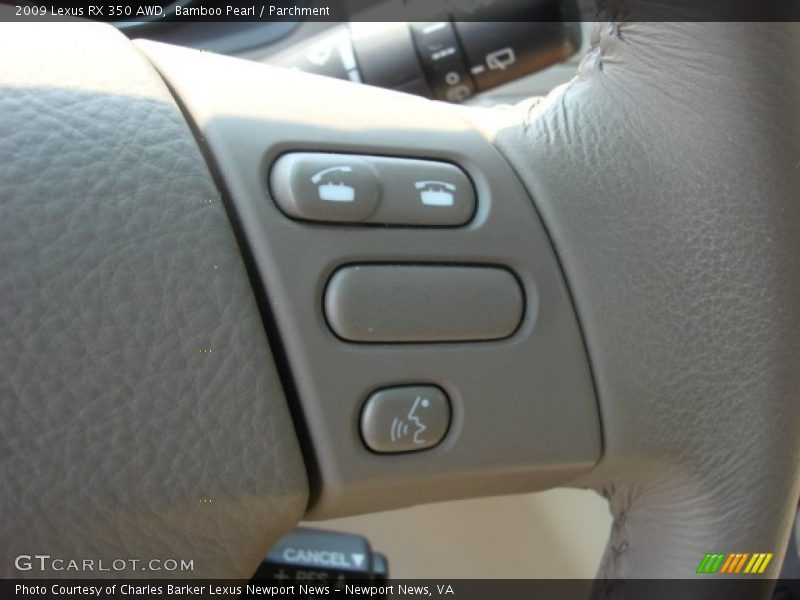 Bamboo Pearl / Parchment 2009 Lexus RX 350 AWD