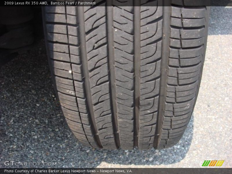 Bamboo Pearl / Parchment 2009 Lexus RX 350 AWD