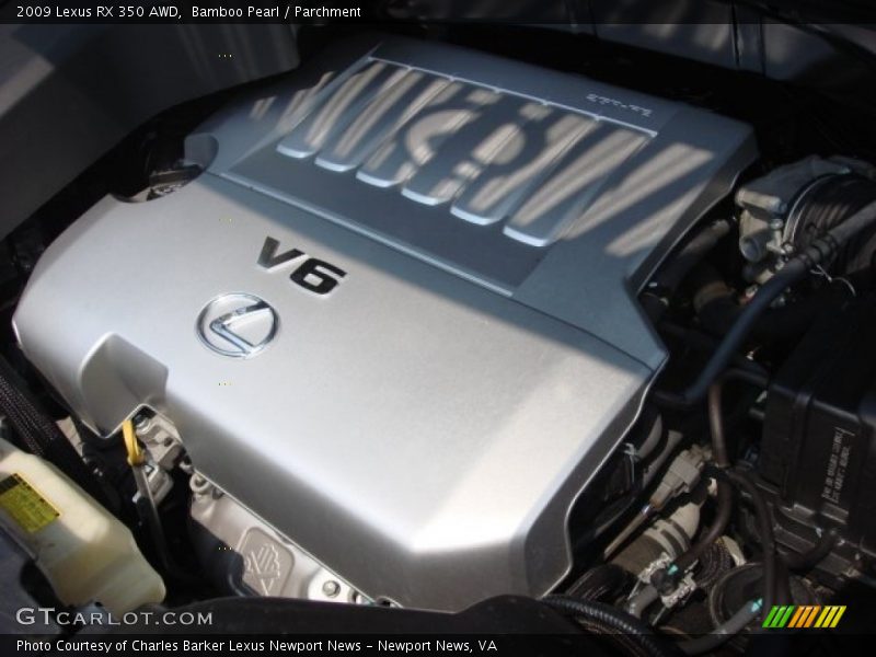 Bamboo Pearl / Parchment 2009 Lexus RX 350 AWD