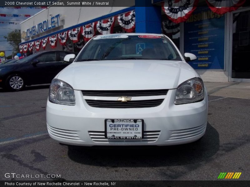 Summit White / Neutral 2008 Chevrolet Cobalt LT Sedan