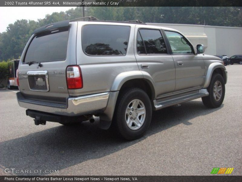 Millennium Silver Metallic / Gray 2002 Toyota 4Runner SR5 4x4