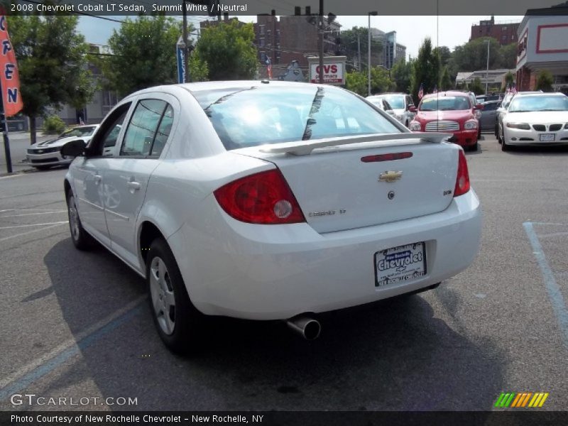 Summit White / Neutral 2008 Chevrolet Cobalt LT Sedan