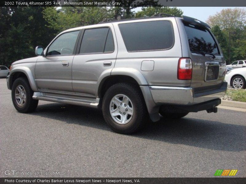 Millennium Silver Metallic / Gray 2002 Toyota 4Runner SR5 4x4