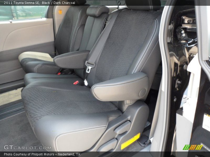 Black / Dark Charcoal 2011 Toyota Sienna SE